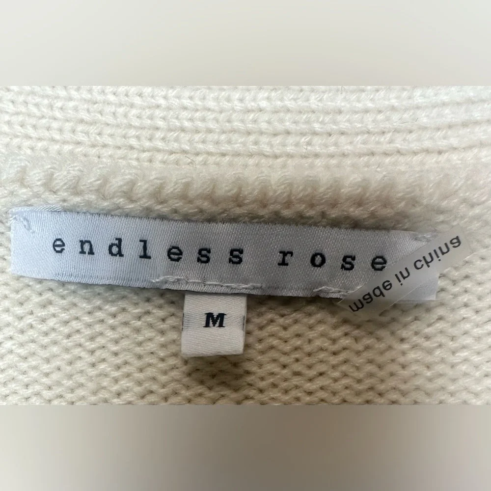 Endless Rose Cream Cardigan with Gold Buttons - Picture 13 of 14